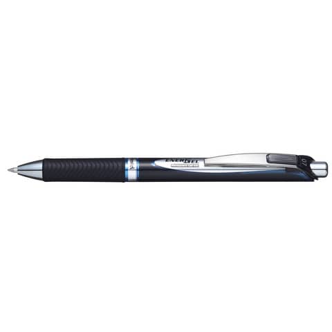 Penna roller a scatto Pentel Energel Permanent 0.7 mm blu BLP77-CX
